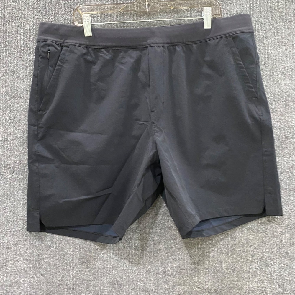 Public Rec Flex Short 7.5" Mens Size 40 Black Running Swimming Stretch Shorts